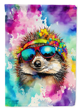 Load image into Gallery viewer, Hedgehog Garden Flag - Hippie Aniimals - Animal-Themed Yard Decor