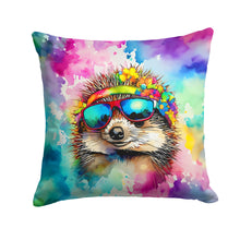 Load image into Gallery viewer, Hippie Animal Hedgehog Throw Pillow - 14x14 Decorative Pillow – Art for Your Home &amp; Patio