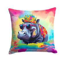 Load image into Gallery viewer, Hippie Animal Hippopotamus Throw Pillow