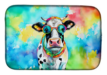 Load image into Gallery viewer, Hippie Animal Cow Dish Drying Mat