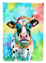 Load image into Gallery viewer, Cow Garden Flag - Hippie Aniimals - Animal-Themed Yard Decor