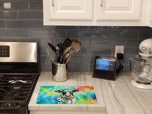 Load image into Gallery viewer, Hippie Animal Cow Glass Cutting Boards – Durable, Decorative Kitchen Art