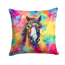Load image into Gallery viewer, Hippie Animal Horse Throw Pillow - 14x14 Decorative Pillow – Art for Your Home &amp; Patio
