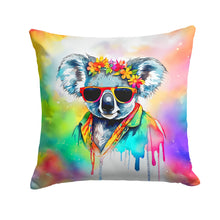Load image into Gallery viewer, Hippie Animal Koala Throw Pillow - 14x14 Decorative Pillow – Art for Your Home &amp; Patio