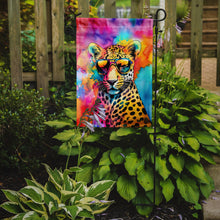 Load image into Gallery viewer, Leopard Garden Flag - Hippie Aniimals - Animal-Themed Yard Decor