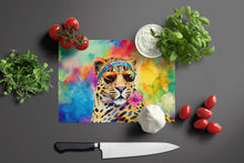 Load image into Gallery viewer, Hippie Animal Leopard Glass Cutting Boards – Durable, Decorative Kitchen Art