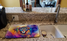 Load image into Gallery viewer, Hippie Animal Lion Dish Drying Mat