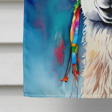 Load image into Gallery viewer, Hippie Animal Llama House Flag
