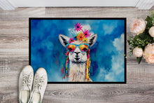 Load image into Gallery viewer, Hippie Animal Llama Doormat-24x36 Indoor / Outdoor Rug | Made in USA