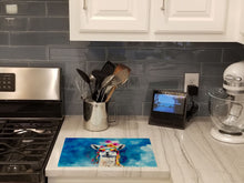 Load image into Gallery viewer, Hippie Animal Llama Glass Cutting Boards – Durable, Decorative Kitchen Art