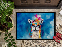 Load image into Gallery viewer, Hippie Animal Llama Doormat - 18X27 Indoor / Outdoor Rug | Made in USA