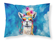 Load image into Gallery viewer, Hippie Animal Llama Standard Pillowcase – Artistic Decorative Front, White Back
