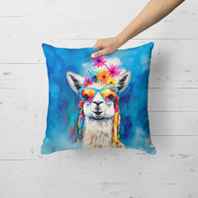Load image into Gallery viewer, Hippie Animal Llama Throw Pillow