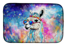 Load image into Gallery viewer, Hippie Animal Llama Dish Drying Mat