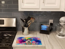 Load image into Gallery viewer, Hippie Animal Llama Glass Cutting Boards – Durable, Decorative Kitchen Art