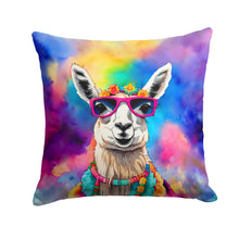 Load image into Gallery viewer, Hippie Animal Llama Throw Pillow - 14x14 Decorative Pillow – Art for Your Home &amp; Patio