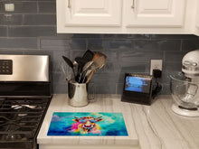 Load image into Gallery viewer, Hippie Animal Malvi Cow Glass Cutting Boards – Durable, Decorative Kitchen Art