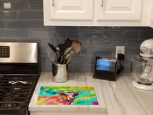 Load image into Gallery viewer, Hippie Animal Malvi Cow Glass Cutting Boards – Durable, Decorative Kitchen Art