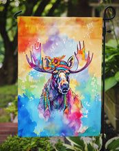 Load image into Gallery viewer, Moose Garden Flag - Hippie Aniimals - Animal-Themed Yard Decor