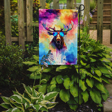 Load image into Gallery viewer, Moose Garden Flag - Hippie Aniimals - Animal-Themed Yard Decor