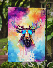 Load image into Gallery viewer, Moose Garden Flag - Hippie Aniimals - Animal-Themed Yard Decor