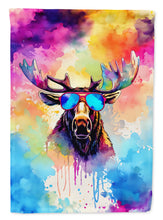 Load image into Gallery viewer, Moose Garden Flag - Hippie Aniimals - Animal-Themed Yard Decor