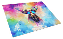 Load image into Gallery viewer, Hippie Animal Moose Glass Cutting Boards – Durable, Decorative Kitchen Art