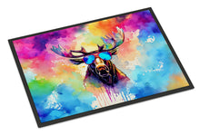 Load image into Gallery viewer, Hippie Animal Moose Doormat - 18X27 Indoor / Outdoor Rug | Made in USA