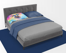 Load image into Gallery viewer, Hippie Animal Moose Standard Pillowcase – Artistic Decorative Front, White Back