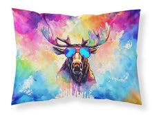 Load image into Gallery viewer, Hippie Animal Moose Standard Pillowcase – Artistic Decorative Front, White Back