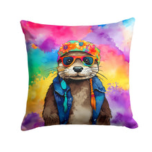Load image into Gallery viewer, Hippie Animal Otter Throw Pillow