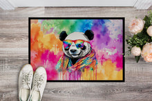 Load image into Gallery viewer, Hippie Animal Panda Doormat - 18X27 Indoor / Outdoor Rug | Made in USA