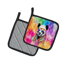 Load image into Gallery viewer, Hippie Animal Panda Pot Holders - Set of 2 Decorative Kitchen Helpers | Made in the USA
