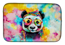 Load image into Gallery viewer, Hippie Animal Panda Dish Drying Mat