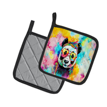 Load image into Gallery viewer, Hippie Animal Panda Pot Holders - Set of 2 Decorative Kitchen Helpers | Made in the USA