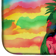 Load image into Gallery viewer, Hippie Animal Parrot Dish Drying Mat