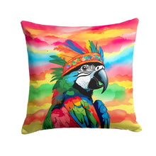 Load image into Gallery viewer, Hippie Animal Parrot Throw Pillow - 14x14 Decorative Pillow – Art for Your Home &amp; Patio