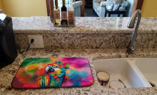 Load image into Gallery viewer, Hippie Animal Parrot Dish Drying Mat