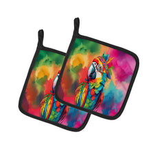Load image into Gallery viewer, Hippie Animal Parrot Pot Holders - Set of 2 Decorative Kitchen Helpers | Made in the USA