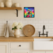 Load image into Gallery viewer, Hippie Animal Parrot Framed Metal Print