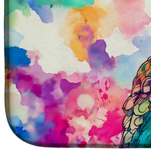 Load image into Gallery viewer, Hippie Animal Peacock Dish Drying Mat