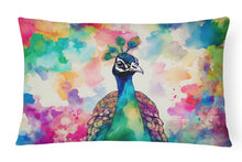 Load image into Gallery viewer, Hippie Animal Peacock Throw Pillow