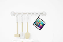 Load image into Gallery viewer, Hippie Animal Peacock Pot Holders - Set of 2 Decorative Kitchen Helpers | Made in the USA