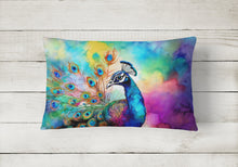 Load image into Gallery viewer, Hippie Animal Peacock Throw Pillow
