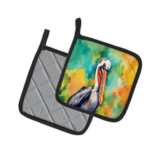 Load image into Gallery viewer, Hippie Animal Pelican Pot Holders - Set of 2 Decorative Kitchen Helpers | Made in the USA