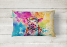 Load image into Gallery viewer, Hippie Animal Pig Throw Pillow