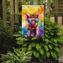 Load image into Gallery viewer, Pig Garden Flag - Hippie Aniimals - Animal-Themed Yard Decor