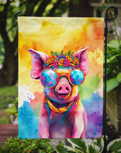 Load image into Gallery viewer, Pig Garden Flag - Hippie Aniimals - Animal-Themed Yard Decor