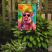 Load image into Gallery viewer, Pig Garden Flag - Hippie Aniimals - Animal-Themed Yard Decor
