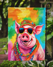 Load image into Gallery viewer, Pig Garden Flag - Hippie Aniimals - Animal-Themed Yard Decor